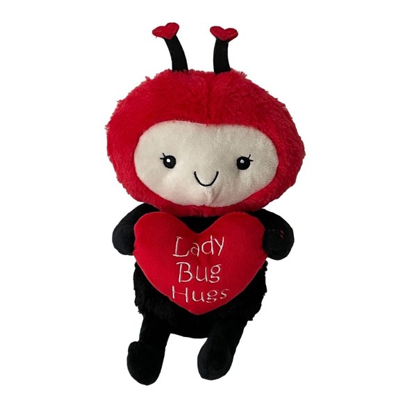 Cuddle Barn Plush Luv Bugs Ladybug Talking Says 4 Messages Stuffed Animal Toy 9" - Picture 1 of 12
